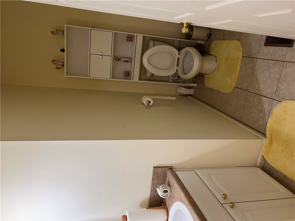 521 Calhoun Shores Parkway Calhoun Falls, SC 29628 - Photo 22 of 39 This functional bathroom features practical storage and durable flooring.