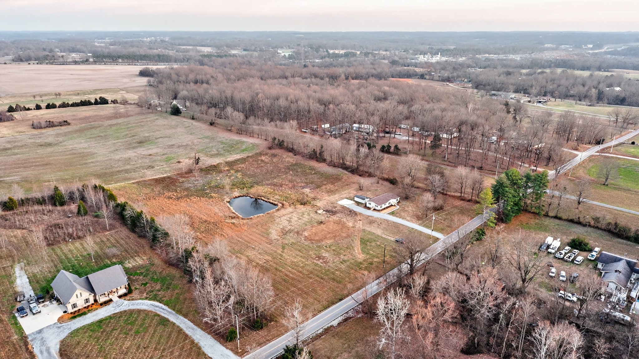 4675 Wills Road Cross Plains, TN 37049 - Photo 58 of 69 an aerial view of residential houses with outdoor space