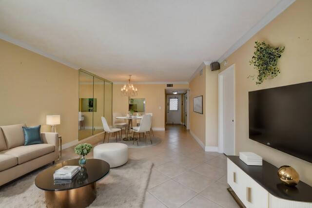 33 Abbey Lane, Unit 101 Delray Beach, FL 33446 - Photo 8 of 52 ABBEY Virtual Staging Dining-Living-Abbe