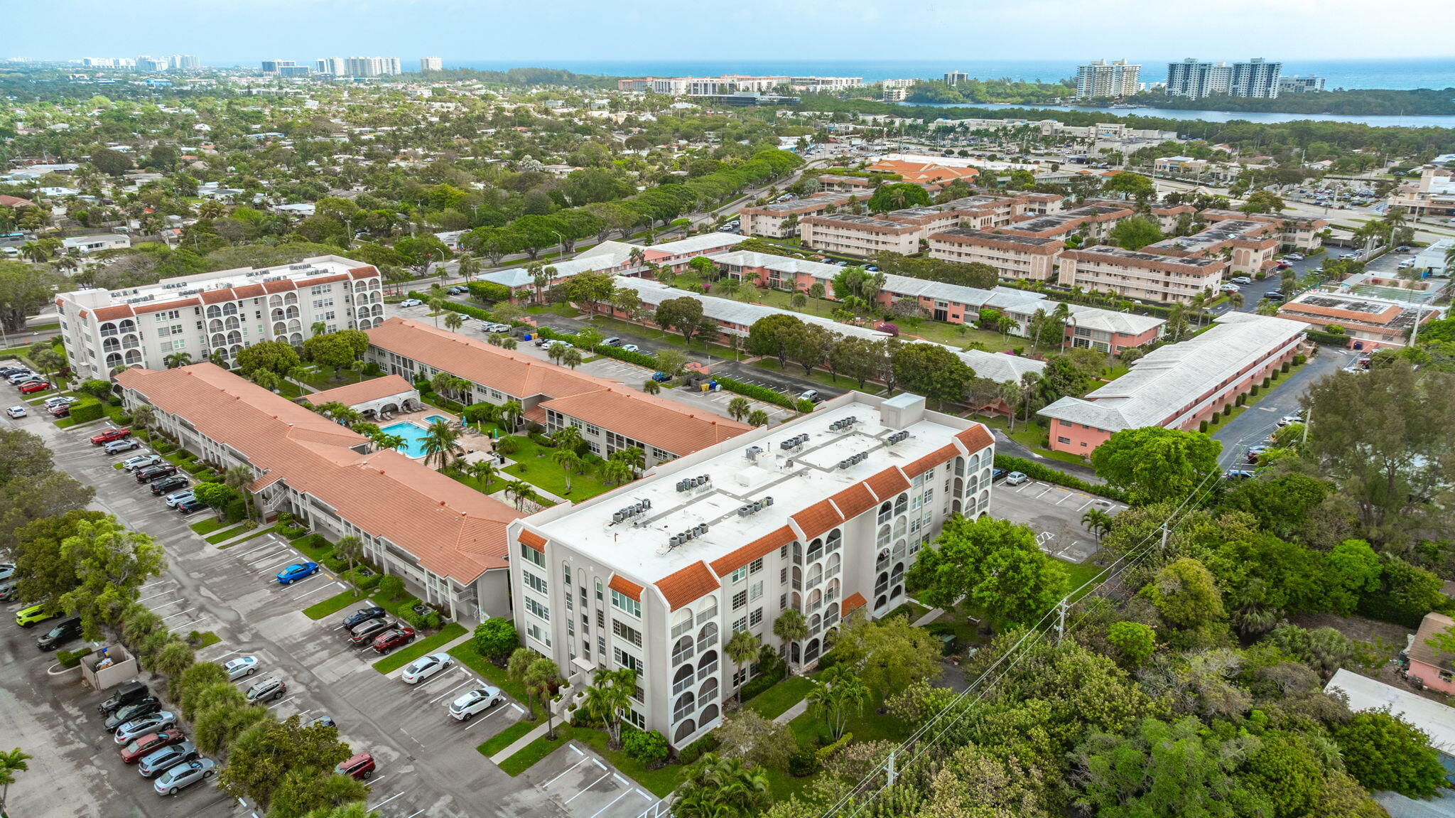 250 Northeast 20th Street, Unit 5240 Boca Raton, FL 33431 - Photo 39 of 49 an aerial view of residential building with outdoor space