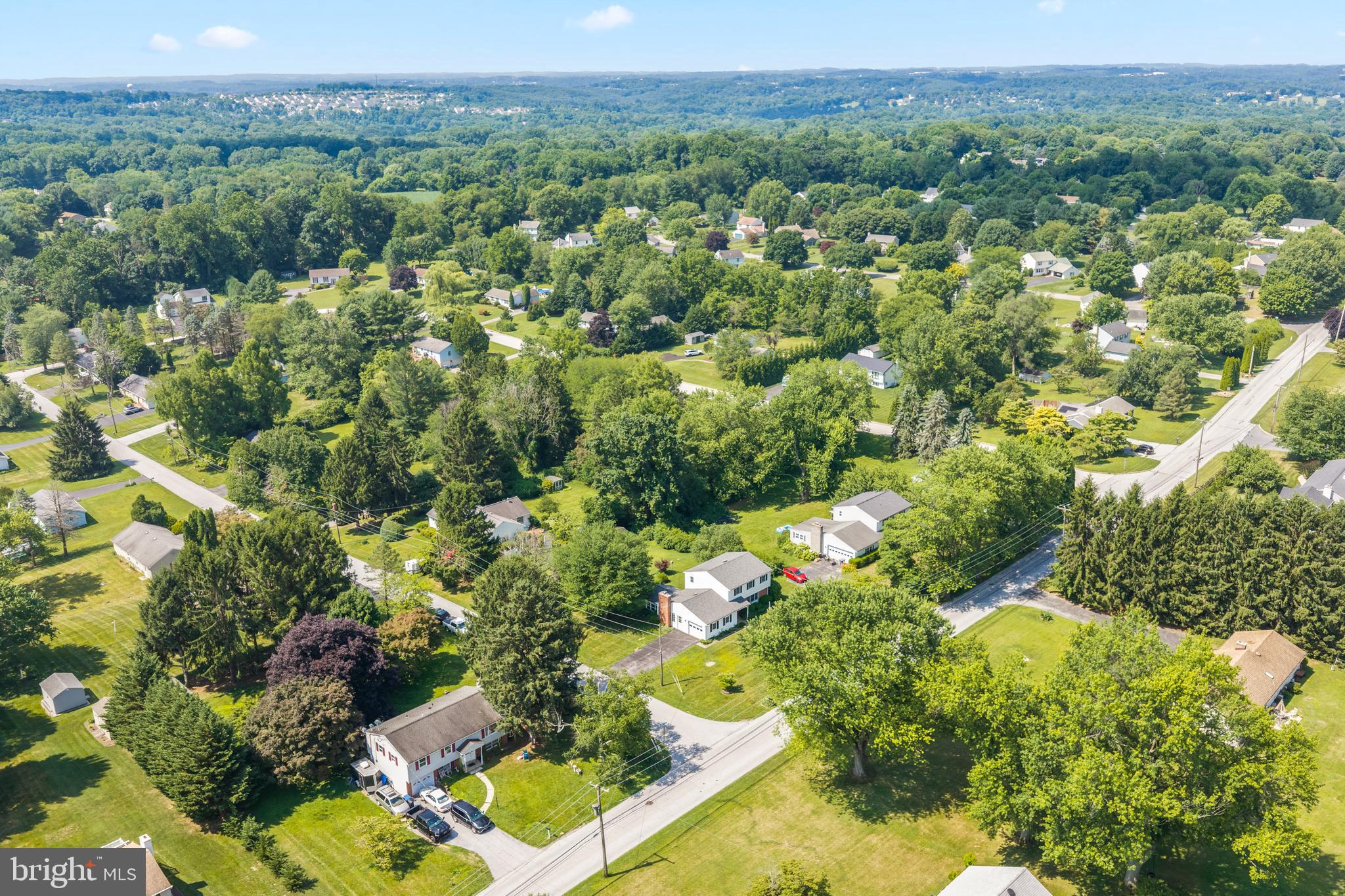258 Monacy Road Coatesville, PA 19320 - Photo 7 of 54 an aerial view of a houses with a yard