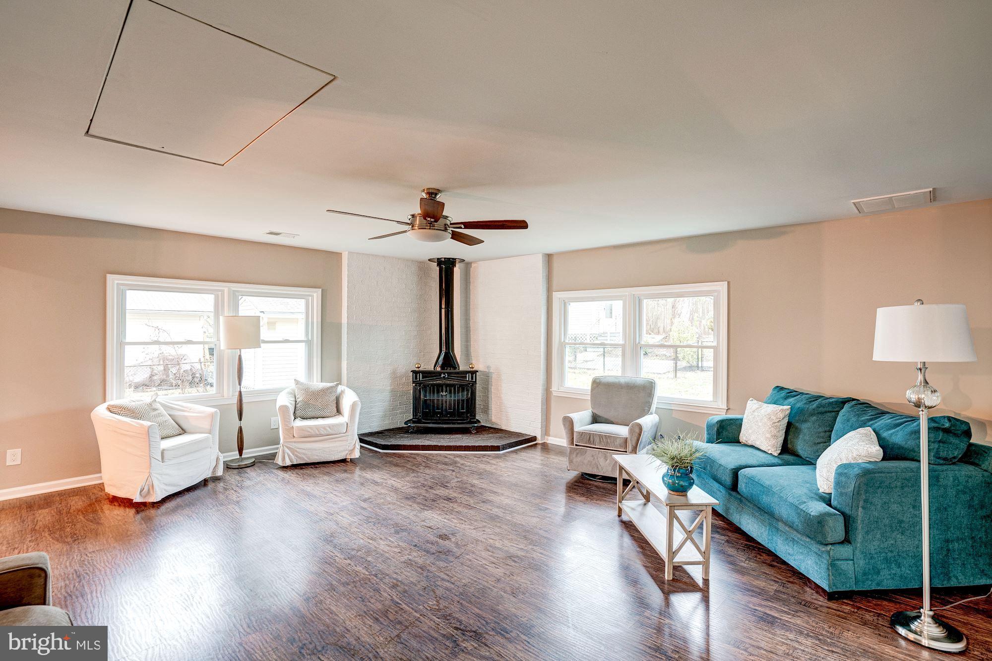 216 West Beech Road Sterling, VA 20164 - Photo 14 of 35 Wood stove to make it cozy