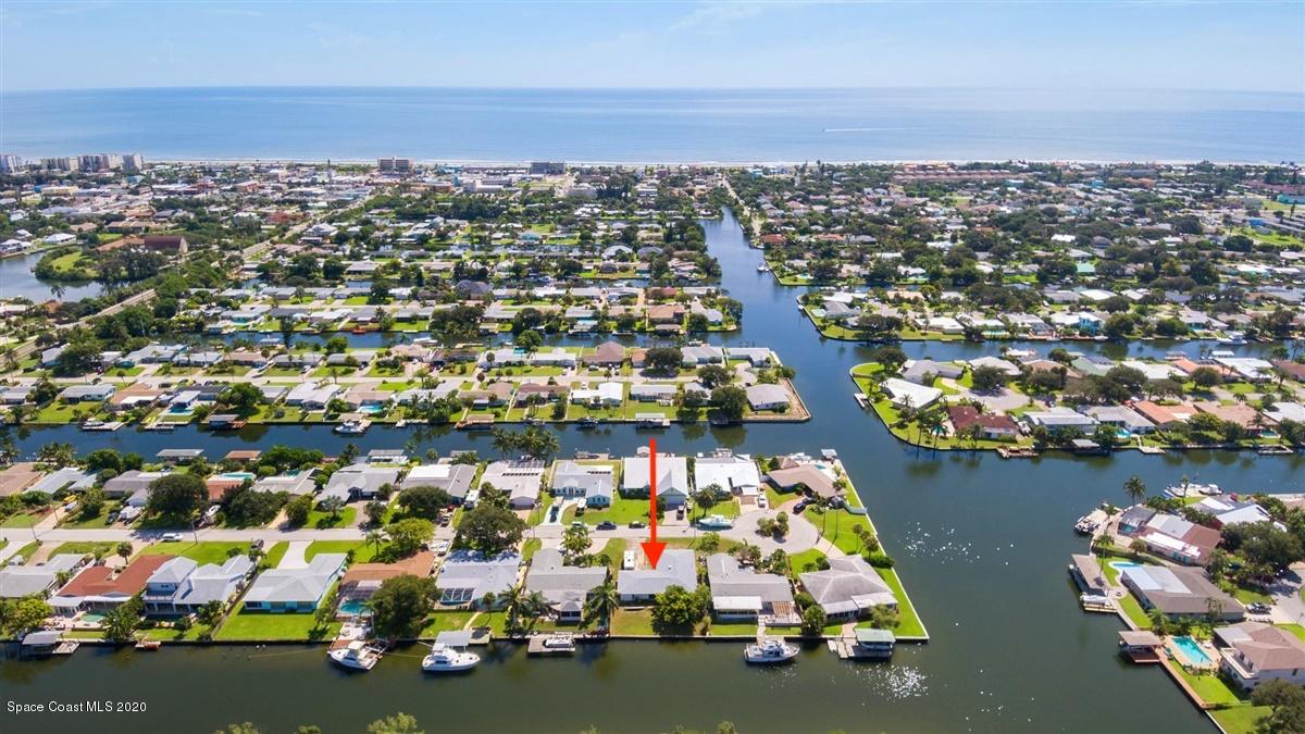 124 La Riviere Road Cocoa Beach, FL 32931 - Photo 15 of 19 Exterior Aerial5
