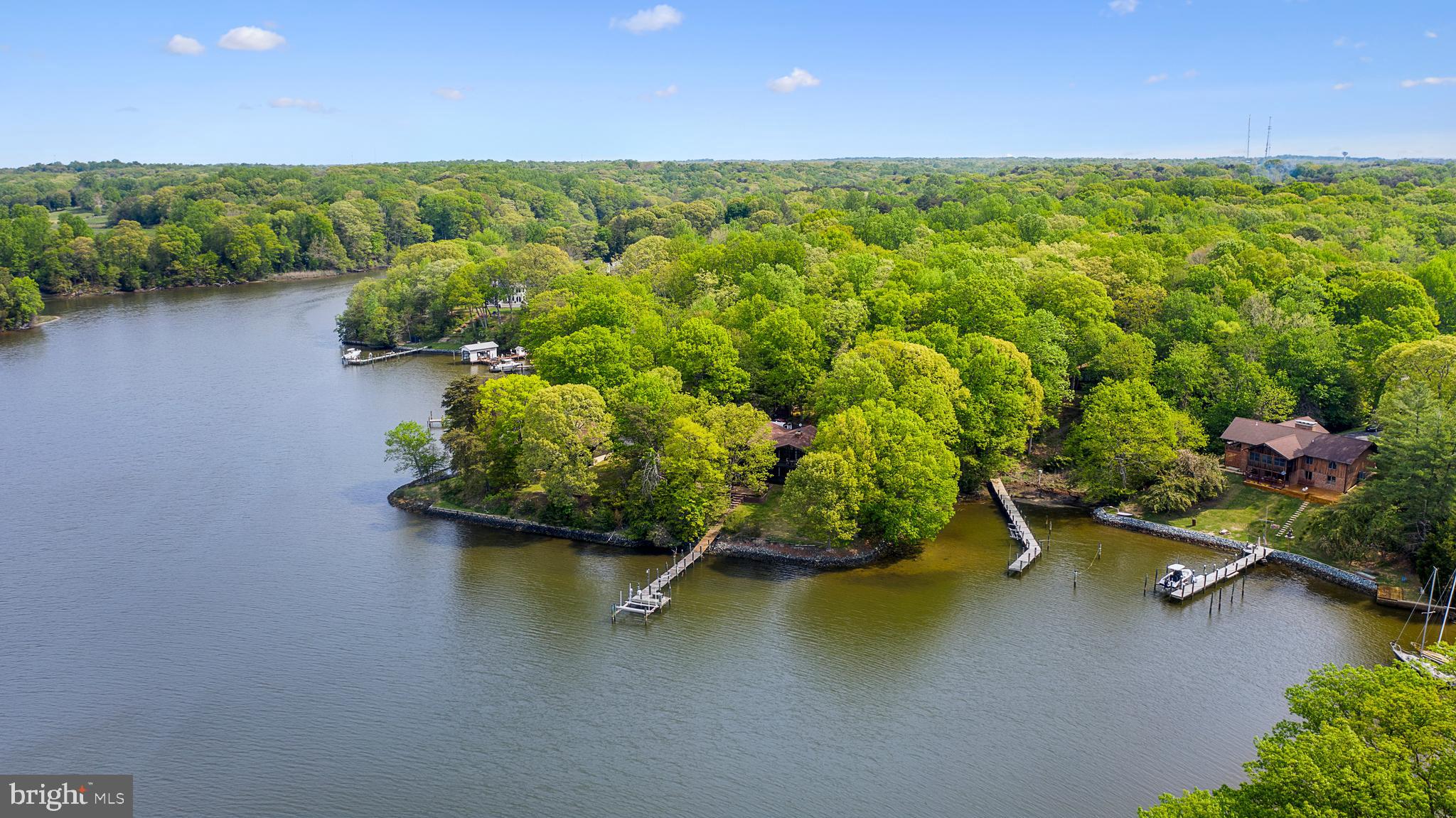 1405 Crabhouse Road Lusby, MD 20657 - Photo 46 of 47 Gorgeous aerial of the point.