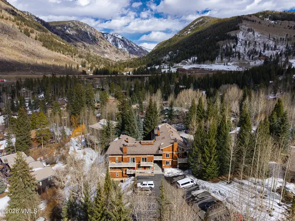 a view of a lake with a mountain