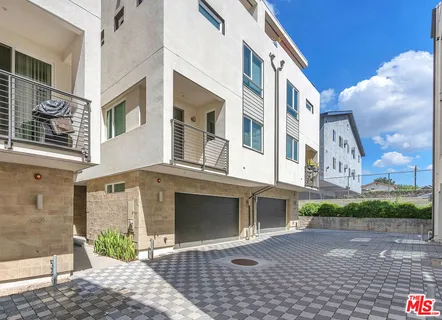 a front view of a building