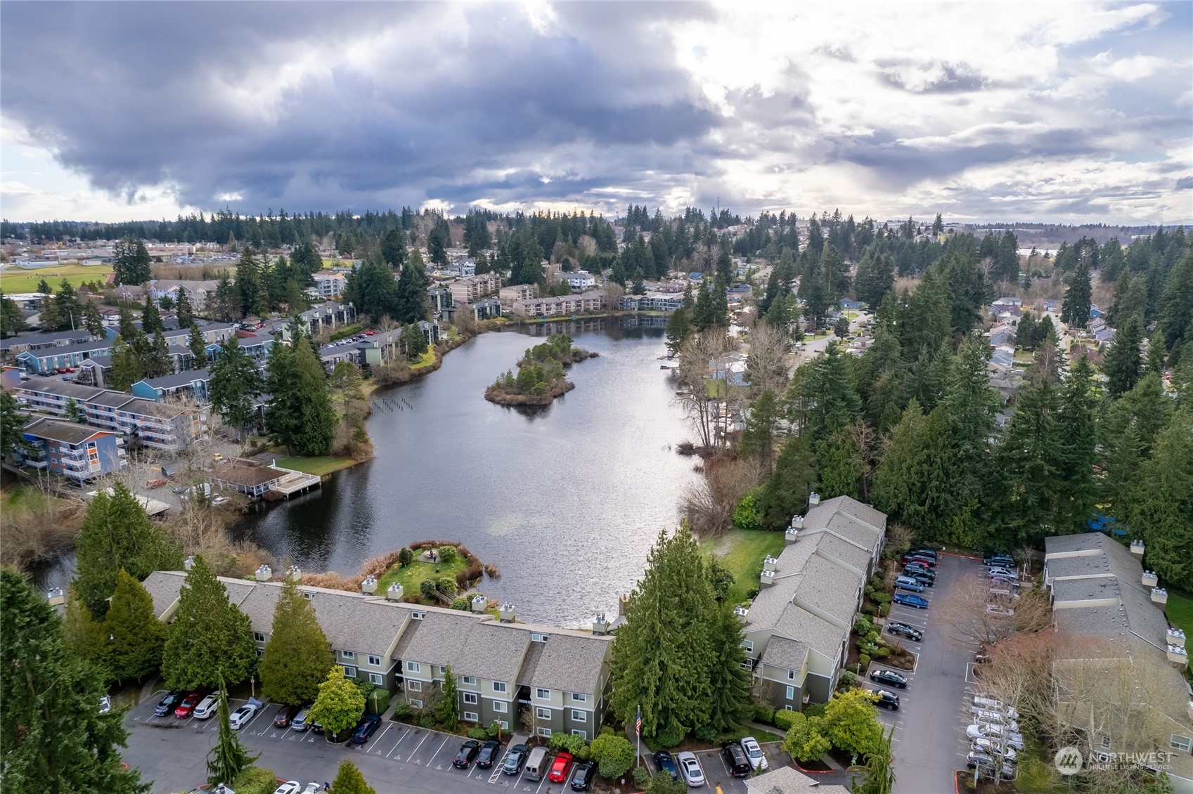 820 Cady Road, Unit C203 Everett, WA 98203 - Photo 1 of 19 an aerial view of multiple house