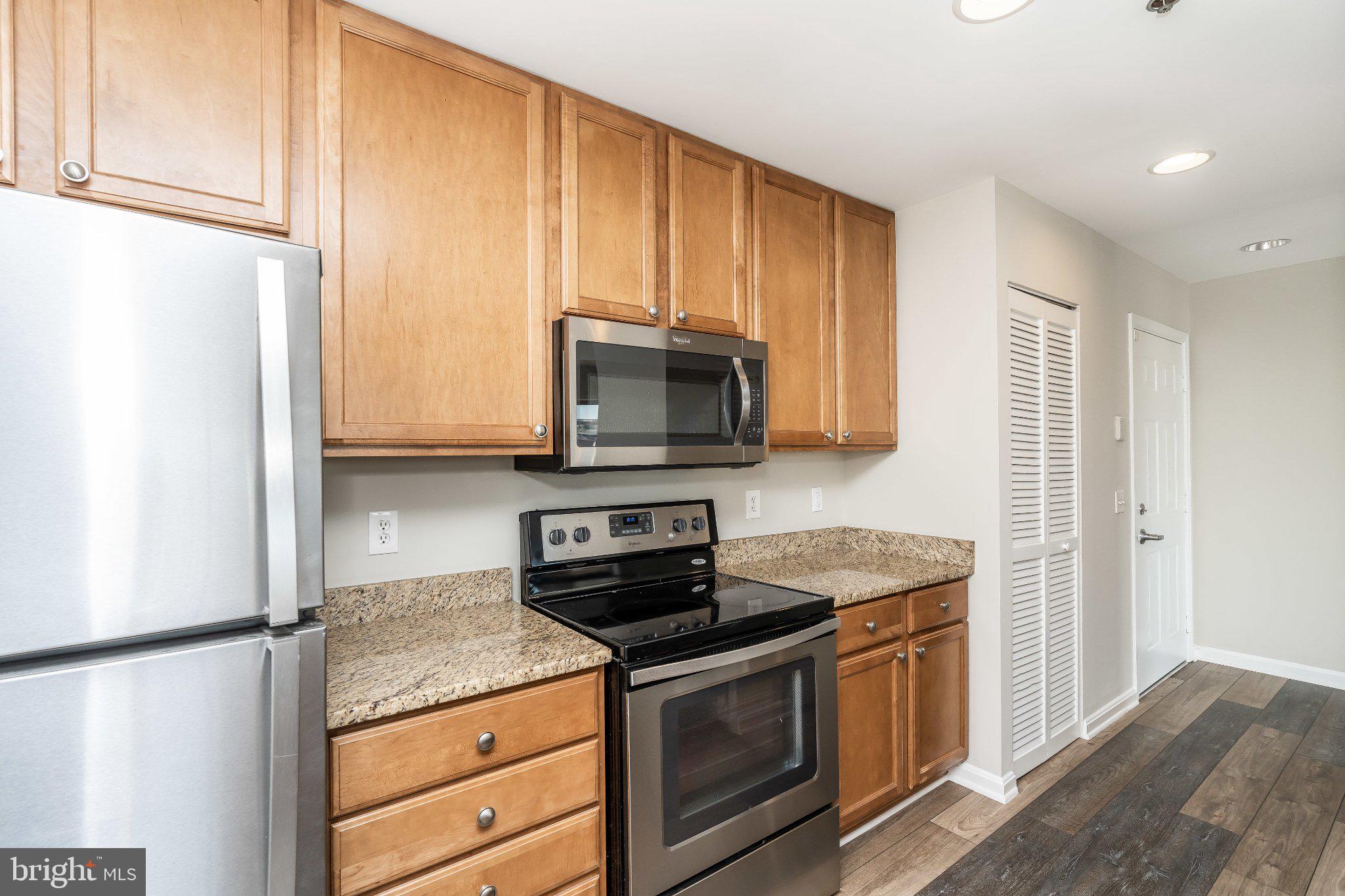 2702 Lighthouse Point East, Unit 532 Baltimore, MD 21224 - Photo 12 of 41 Modern kitchen with sleek finishes.