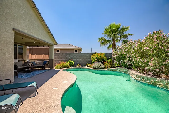 a view of an outdoor space and wooden floor