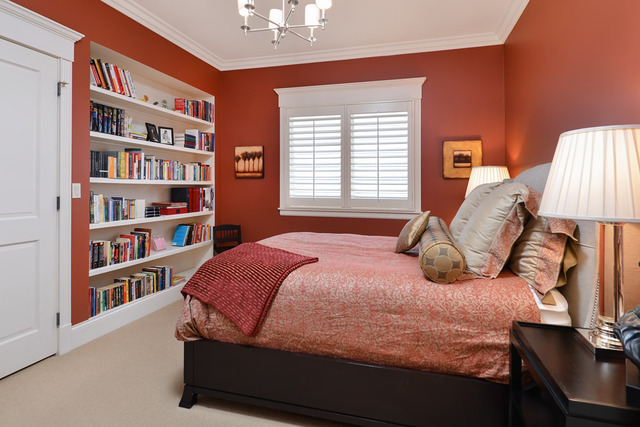 1111 West Wolfram Street Chicago, IL 60657 - Photo 16 of 25 a bedroom with a bed furniture and a book shelf