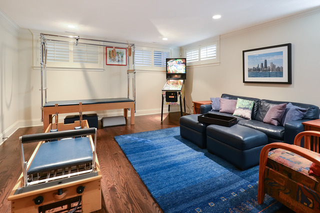 1111 West Wolfram Street Chicago, IL 60657 - Photo 19 of 25 a living room with furniture and wooden floor