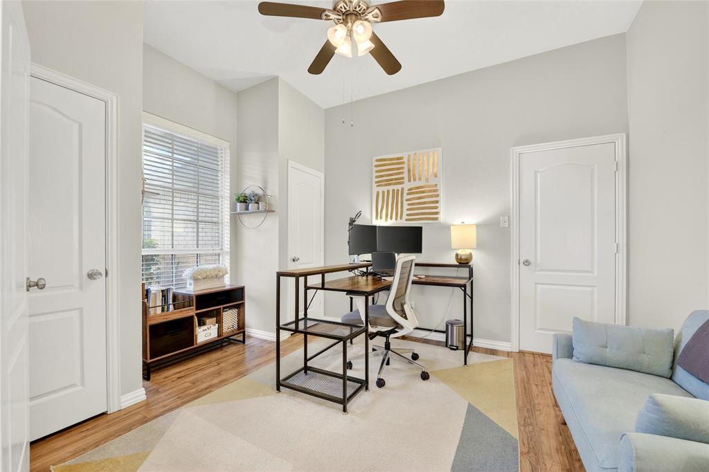 2712 Loon Lake Road Denton, TX 76210 - Photo 10 of 40 Bedroom 4 as office at front