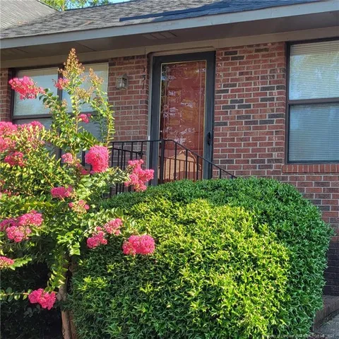 a view of a flower garden