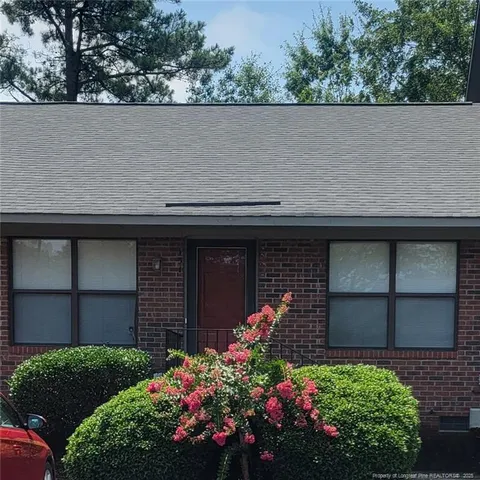an outdoor view having patio