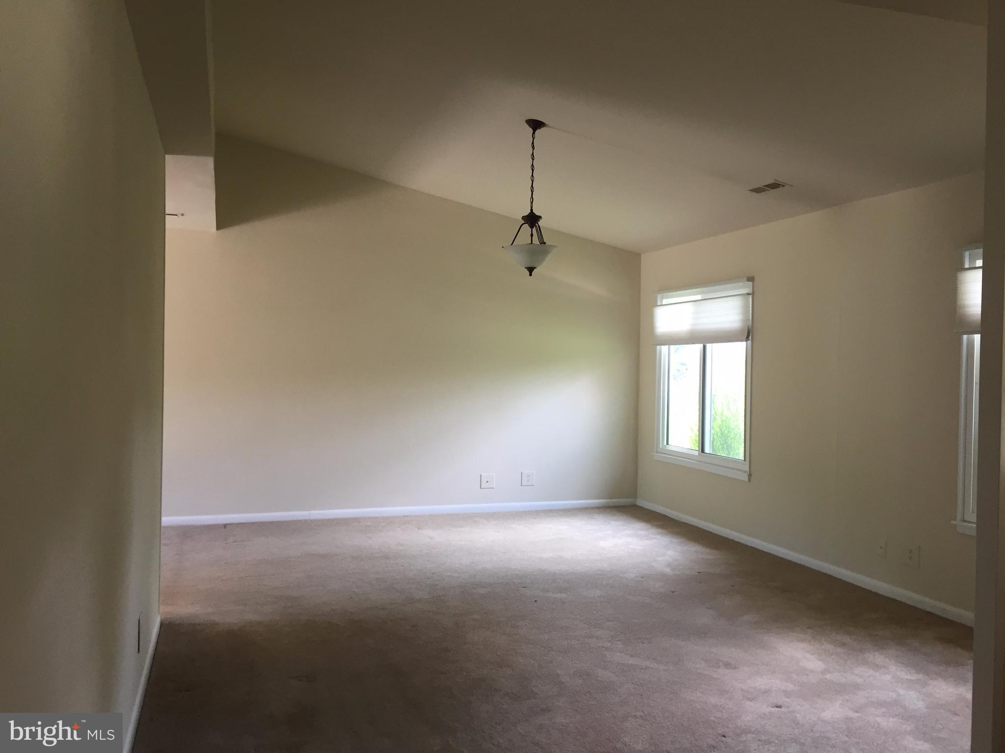 Living Room with vaulted ceiling