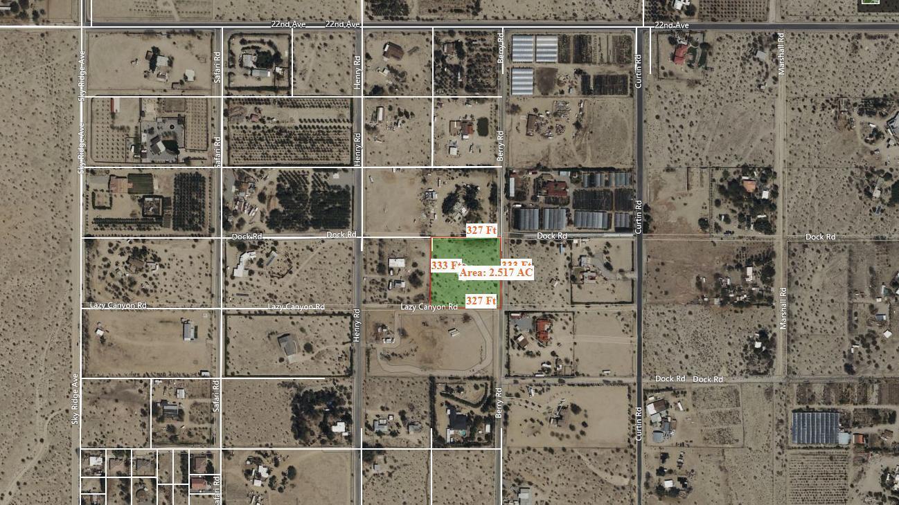 1 Berry Road Desert Hot Springs, CA 92241 - Photo 11 of 12 Parcel view