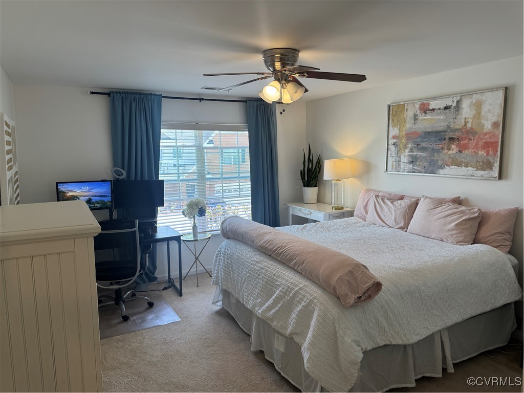 1802 Rustads Circle Williamsburg, VA 23188 - Photo 23 of 26 Carpeted bedroom featuring ceiling fan