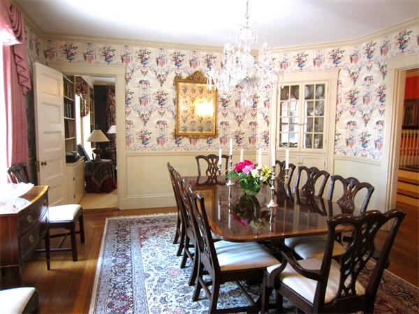 96 Abbott Road Wellesley, MA 02481 - Photo 12 of 14 a view of a dining room with furniture and wooden floor
