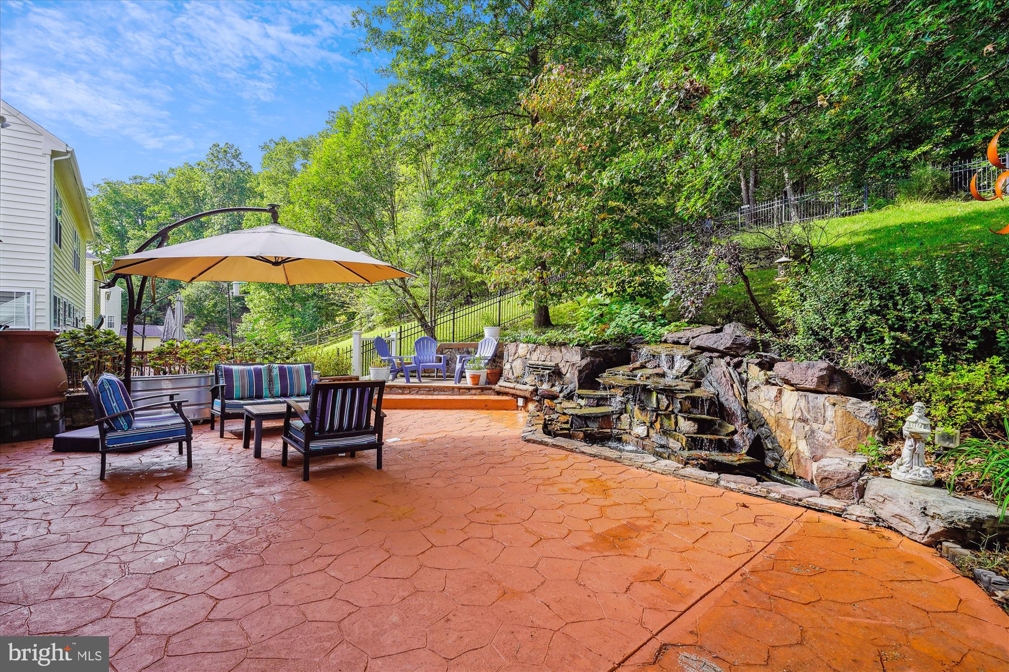 4170 Talon Drive Dumfries, VA 22025 - Photo 10 of 26 Stunning water feature and stamped patio