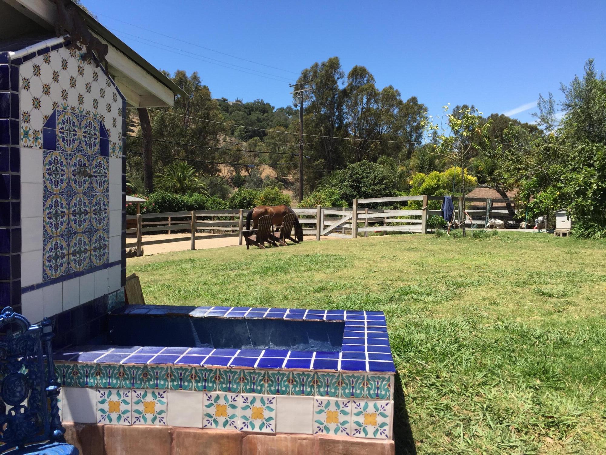4156 Vista Clara Road Santa Barbara, CA 93110 - Photo 2 of 36 a view of a yard with an outdoor seating