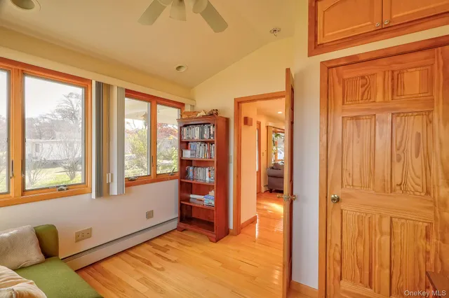 a view of livingroom with furniture and windows