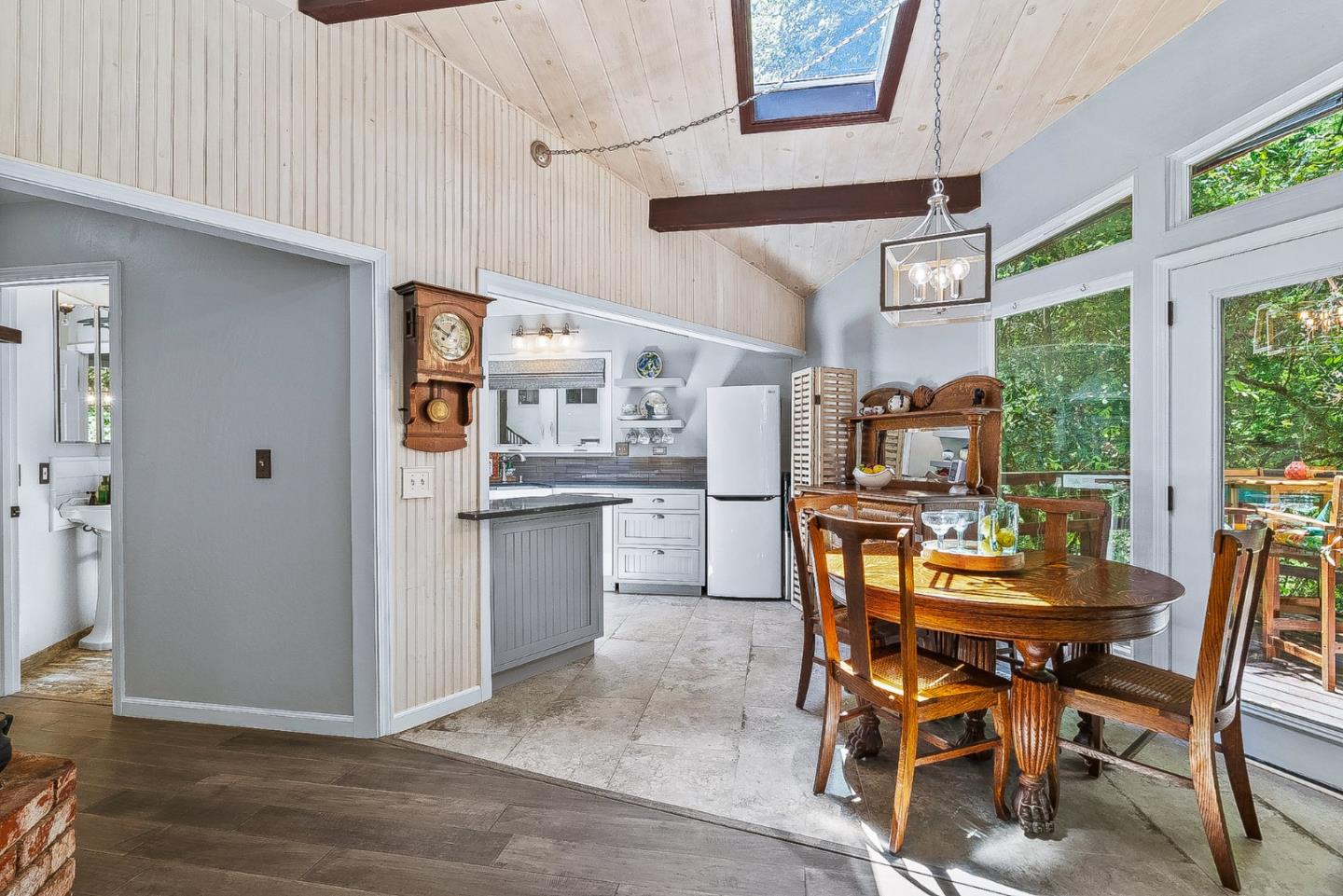 769 Cathedral Drive Aptos, CA 95003 - Photo 9 of 41 a view of a dining room with furniture and a kitchen