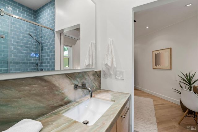 a view of a back yard of the house