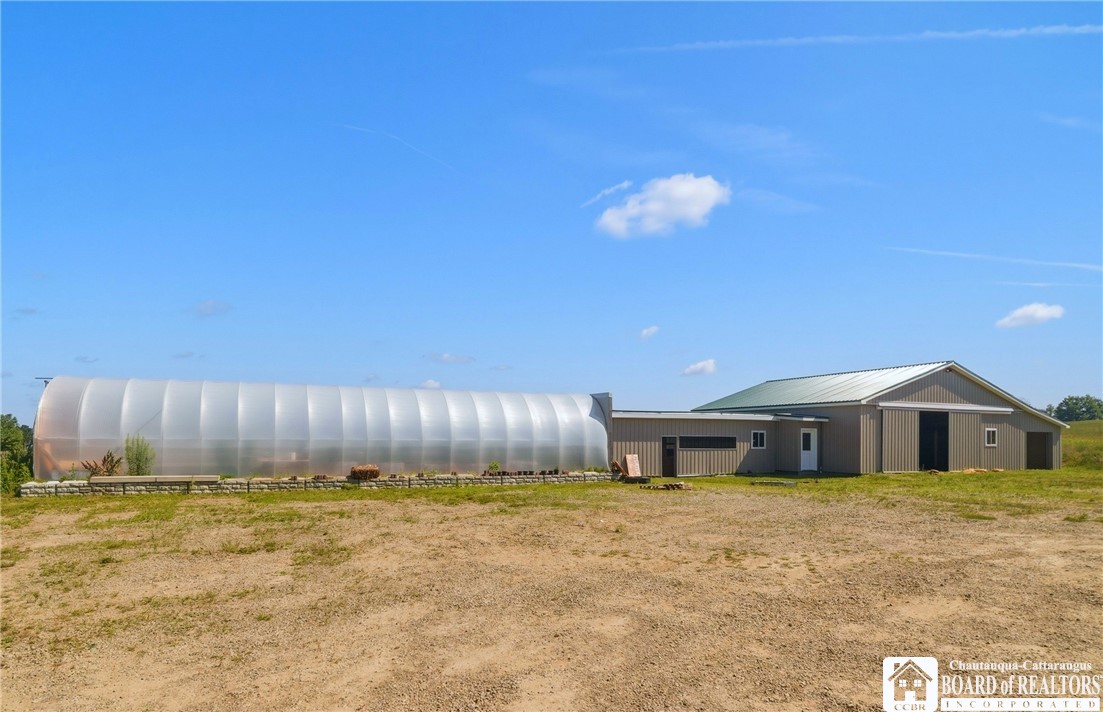 1546 Swede Road Harmony, NY 14710 - Photo 16 of 50 Livestock barn and tunnel greenhouse