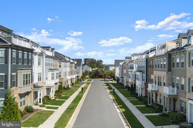 an aerial view of residential building with outdoor space