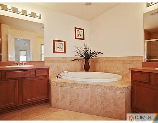 27 Raritan Reach Road South Amboy, NJ 08879 - Photo 15 of 24 a bathroom with a sink a mirror and a potted plant