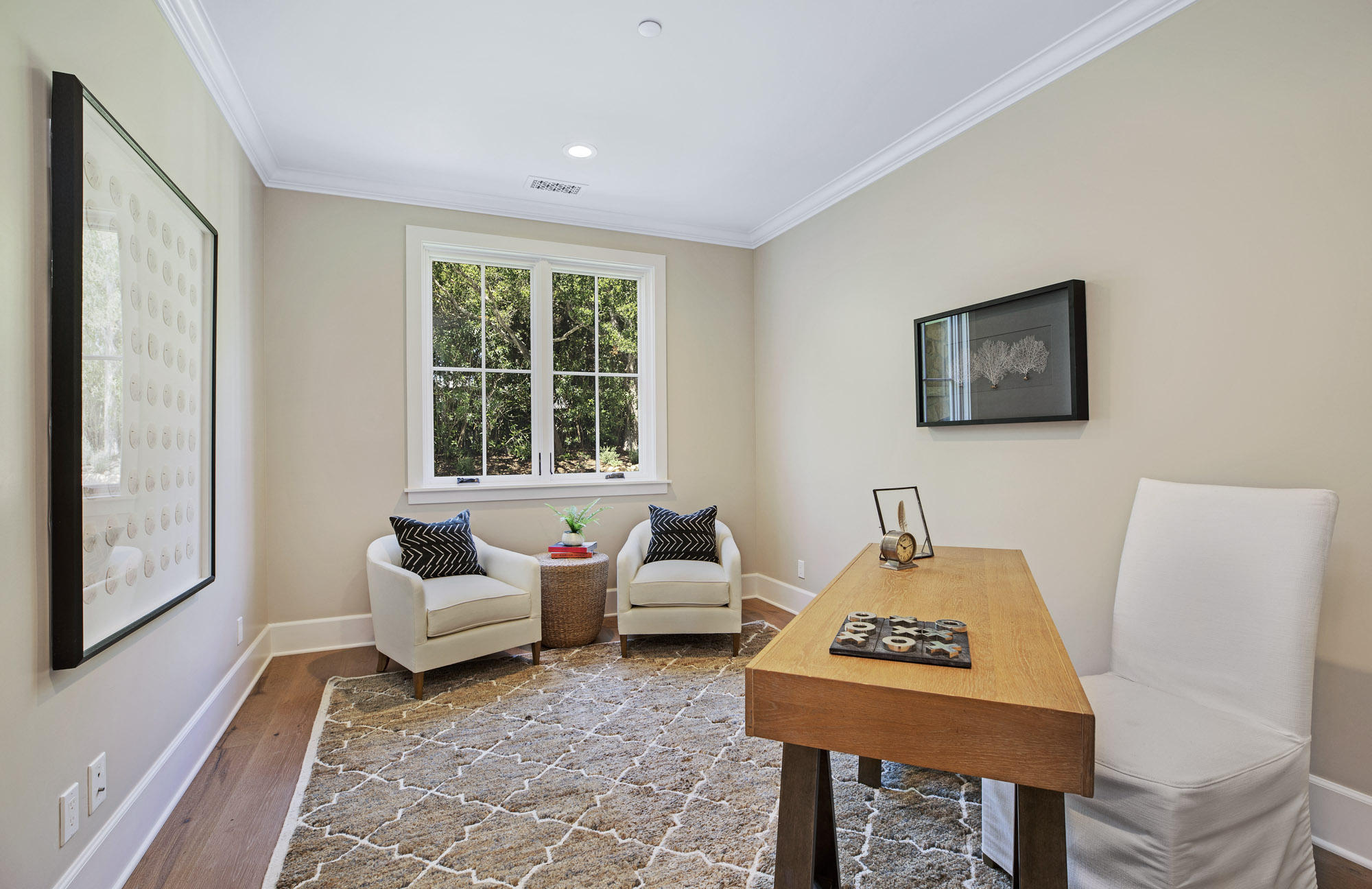 529 Santa Rosa Lane Montecito, CA 93108 - Photo 10 of 24 a living room with furniture and a window