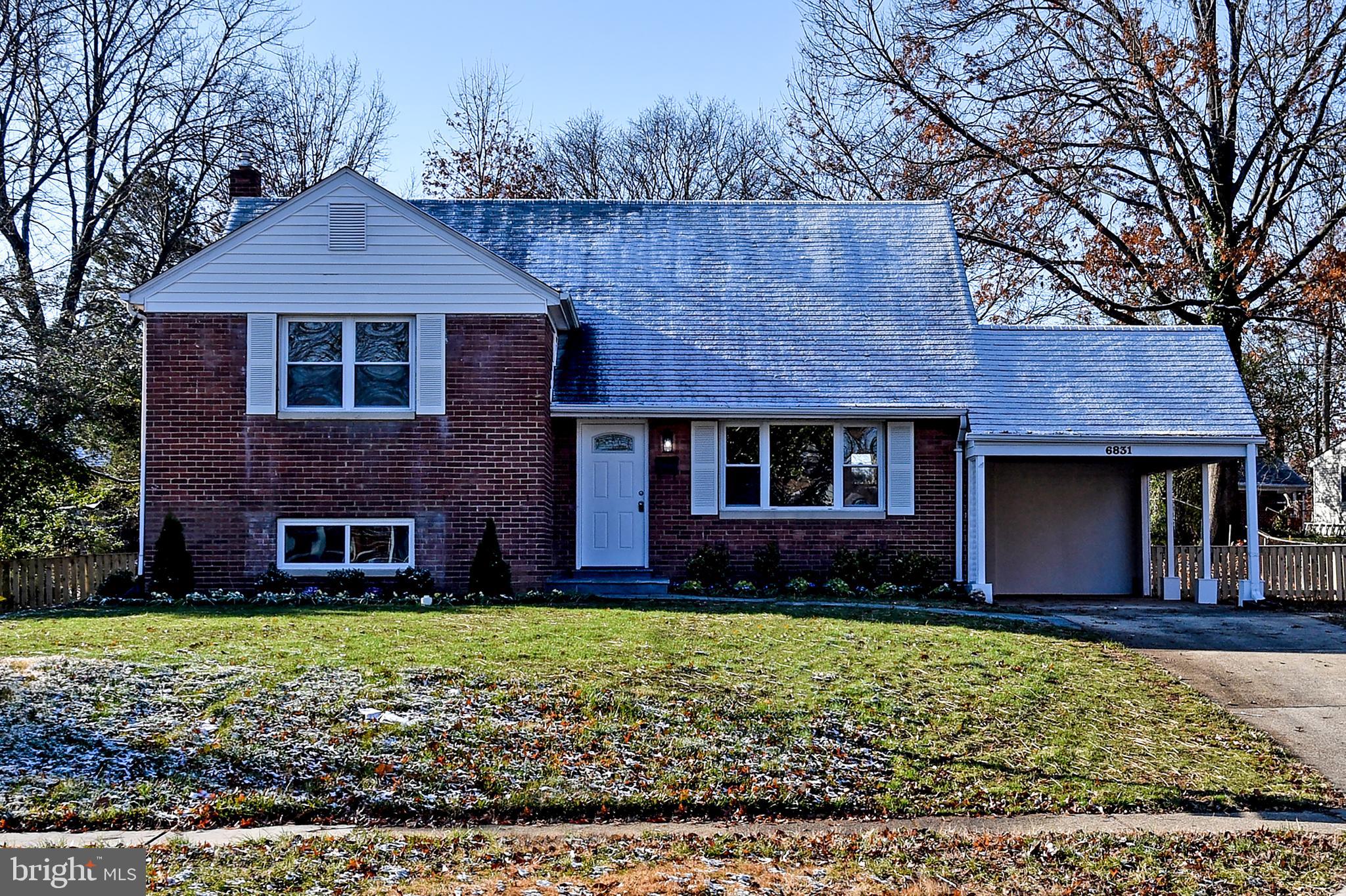 6831 Inverness Drive Springfield, VA 22150 - Photo 2 of 42 Great looking home, even with a coat of snow.