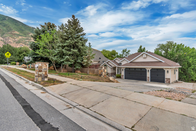 2154 Wasatch Boulevard Sandy, UT 84092 - Photo 54 of 55 Craftsman inspired home featuring concrete driveway, an attached garage, stone siding, and stucco siding