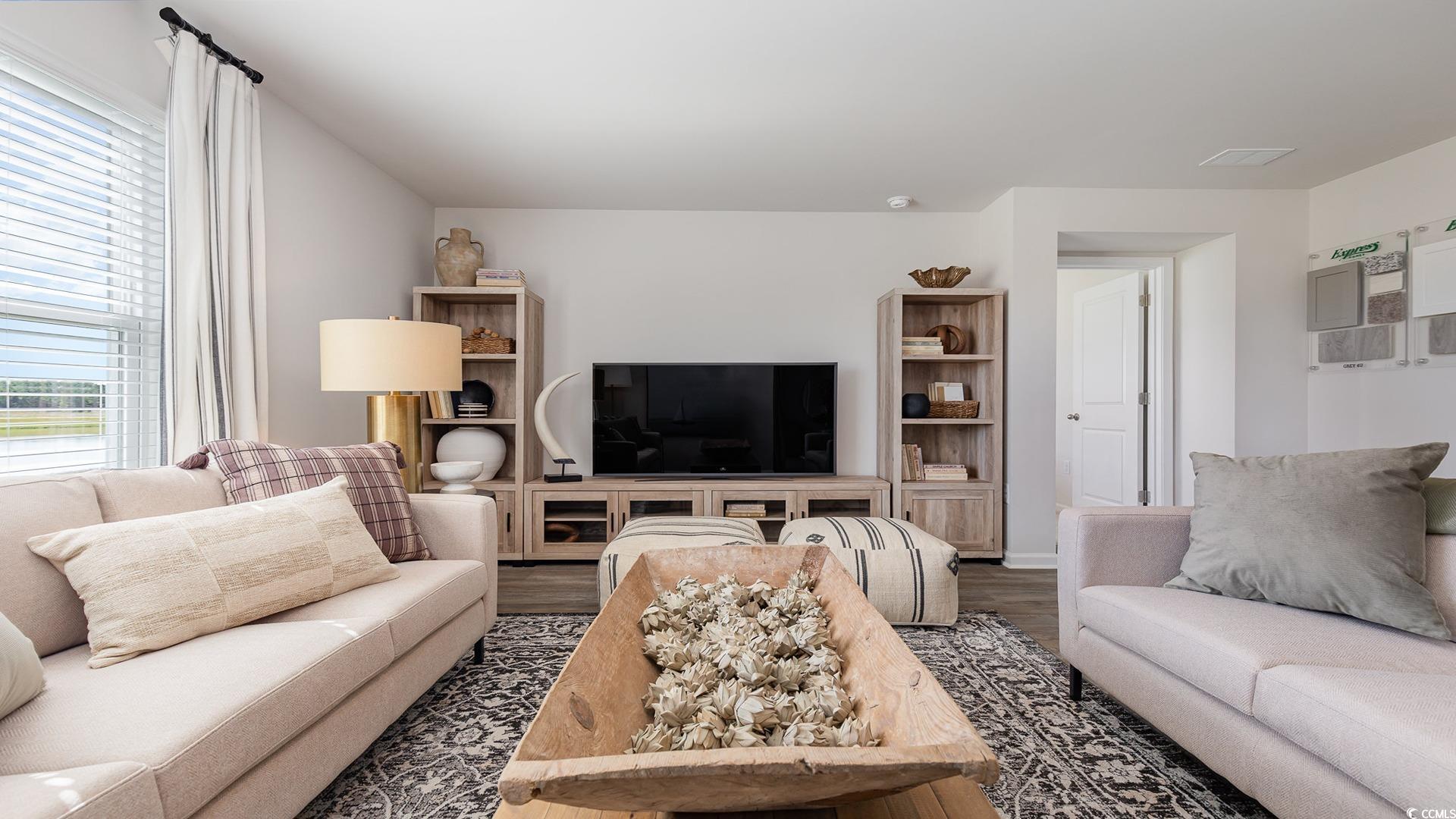 331 Acosta Circle Conway, SC 29527 - Photo 6 of 20 Living room featuring dark hardwood / wood-style f