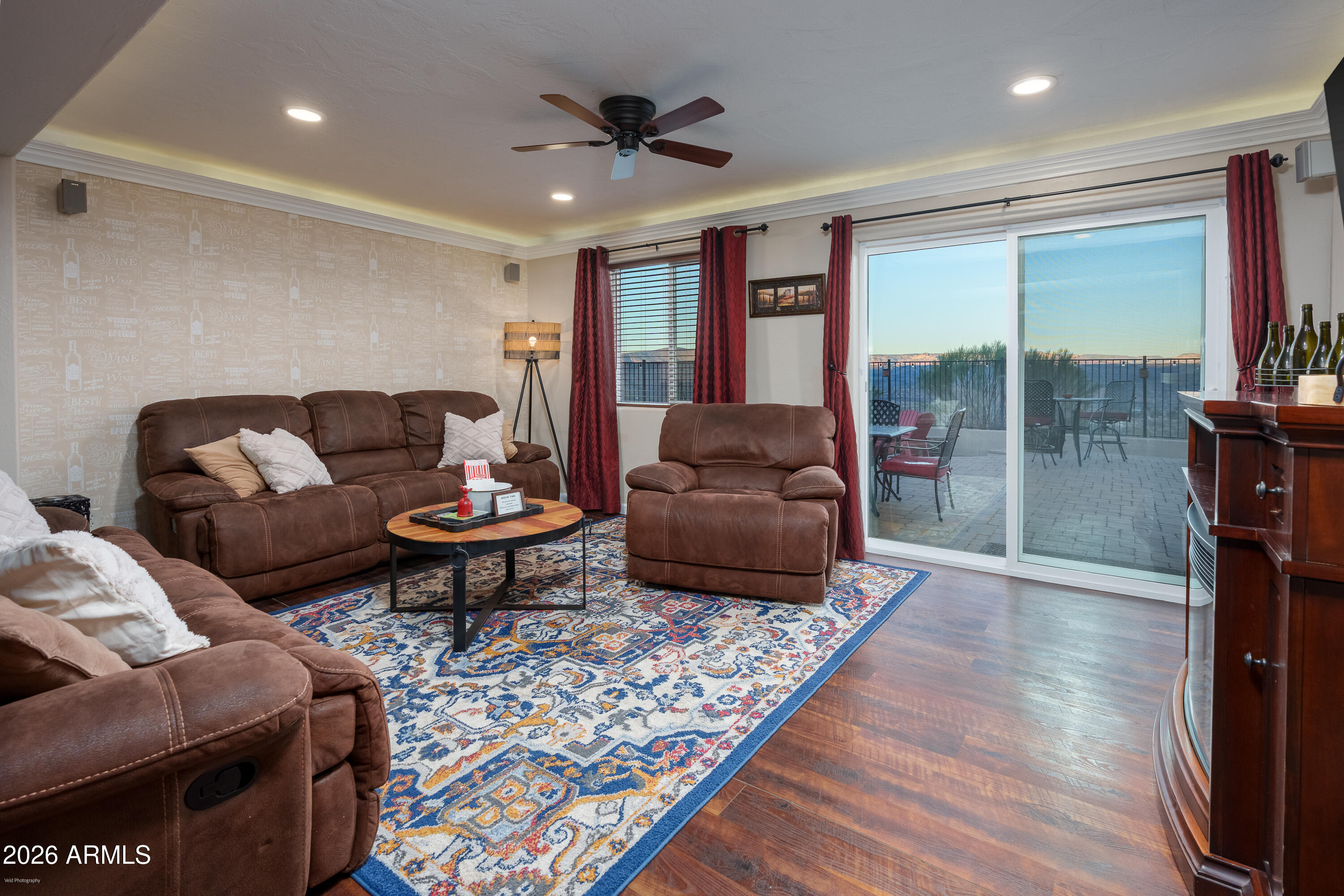 4550 Hopewell Mine Road Clarkdale, AZ 86324 - Photo 39 of 97 a living room with furniture and a large window