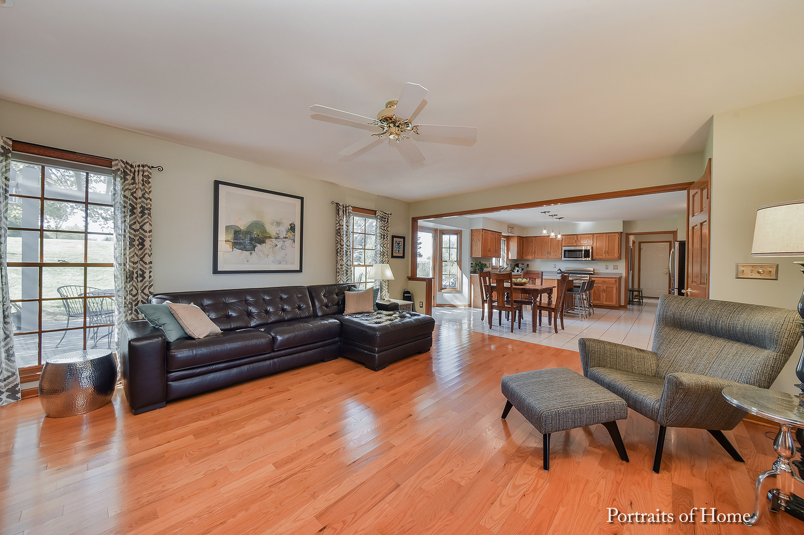 39W145 Baert Road St. Charles, IL 60175 - Photo 3 of 32 a living room with furniture and a wooden floor