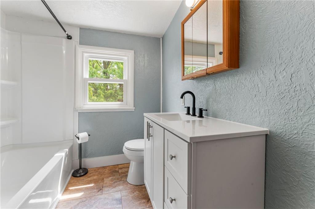 34 Meyers Road Washington, PA 15301 - Photo 24 of 34 a bathroom with a sink a toilet and a bathtub