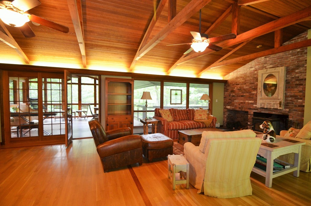 17 Oak Hill Road Harvard, MA 01451 - Photo 11 of 28 a living room with furniture and fireplace