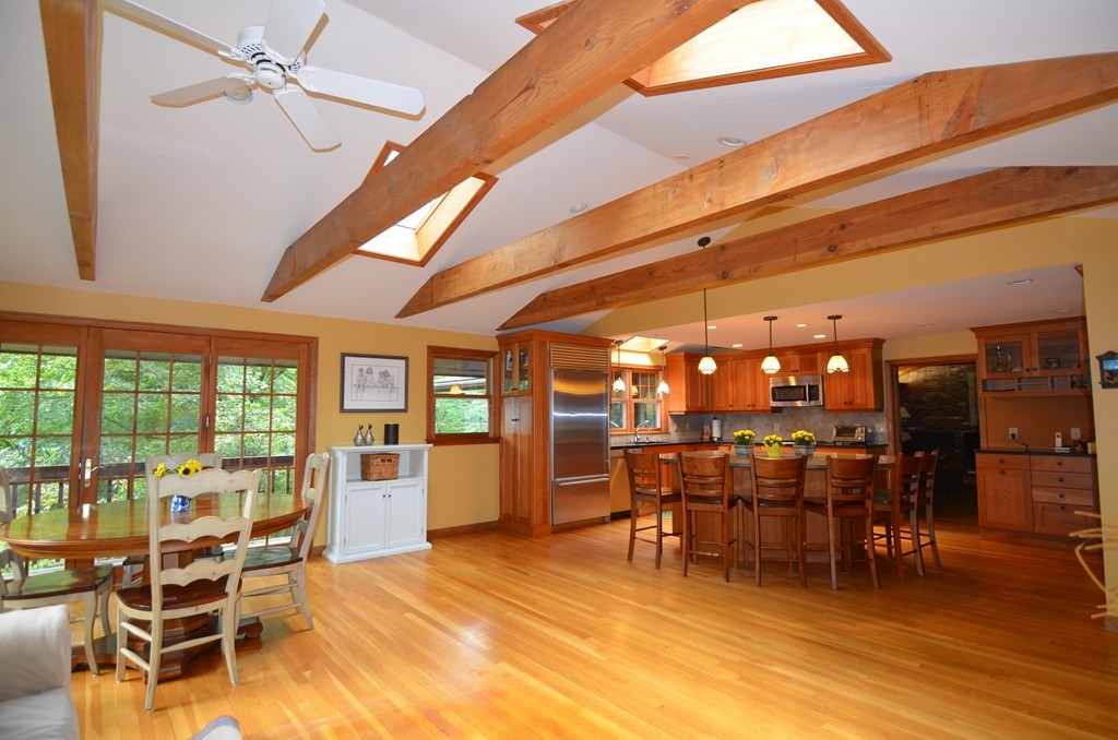 17 Oak Hill Road Harvard, MA 01451 - Photo 3 of 28 a view of a dining room with furniture and chandelier