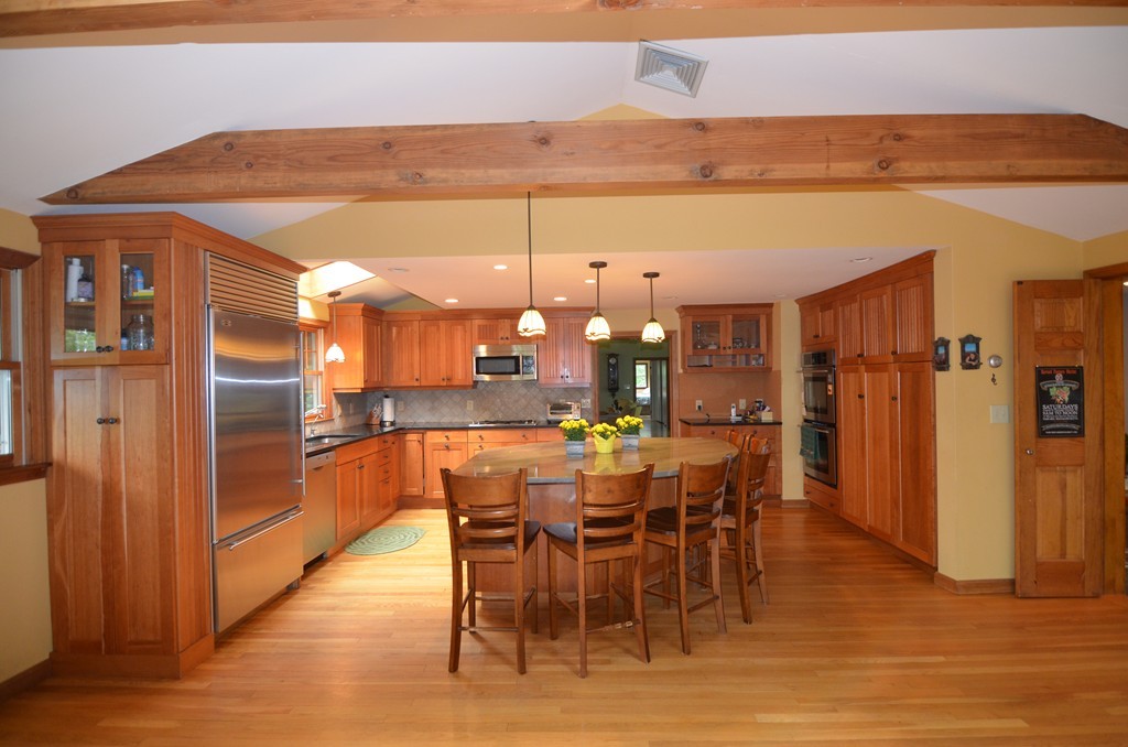 17 Oak Hill Road Harvard, MA 01451 - Photo 5 of 28 a dining area with furniture and a floor to ceiling window