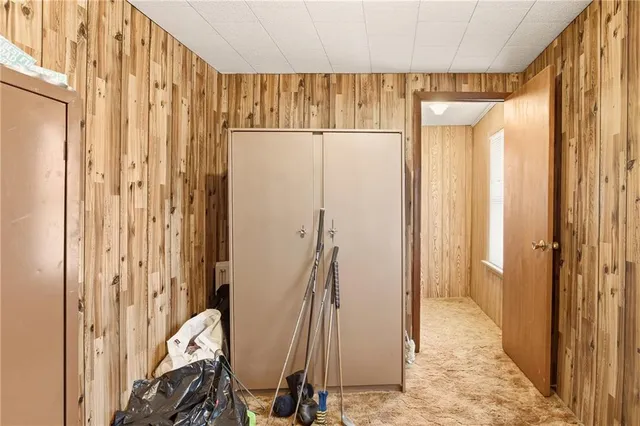 a view of a bathroom with a shower