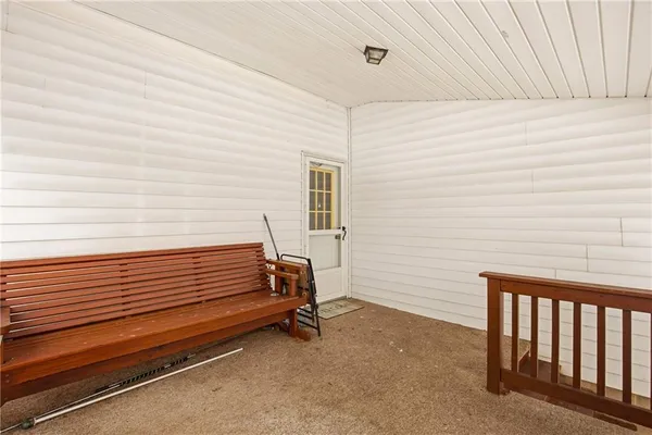 a view of a porch