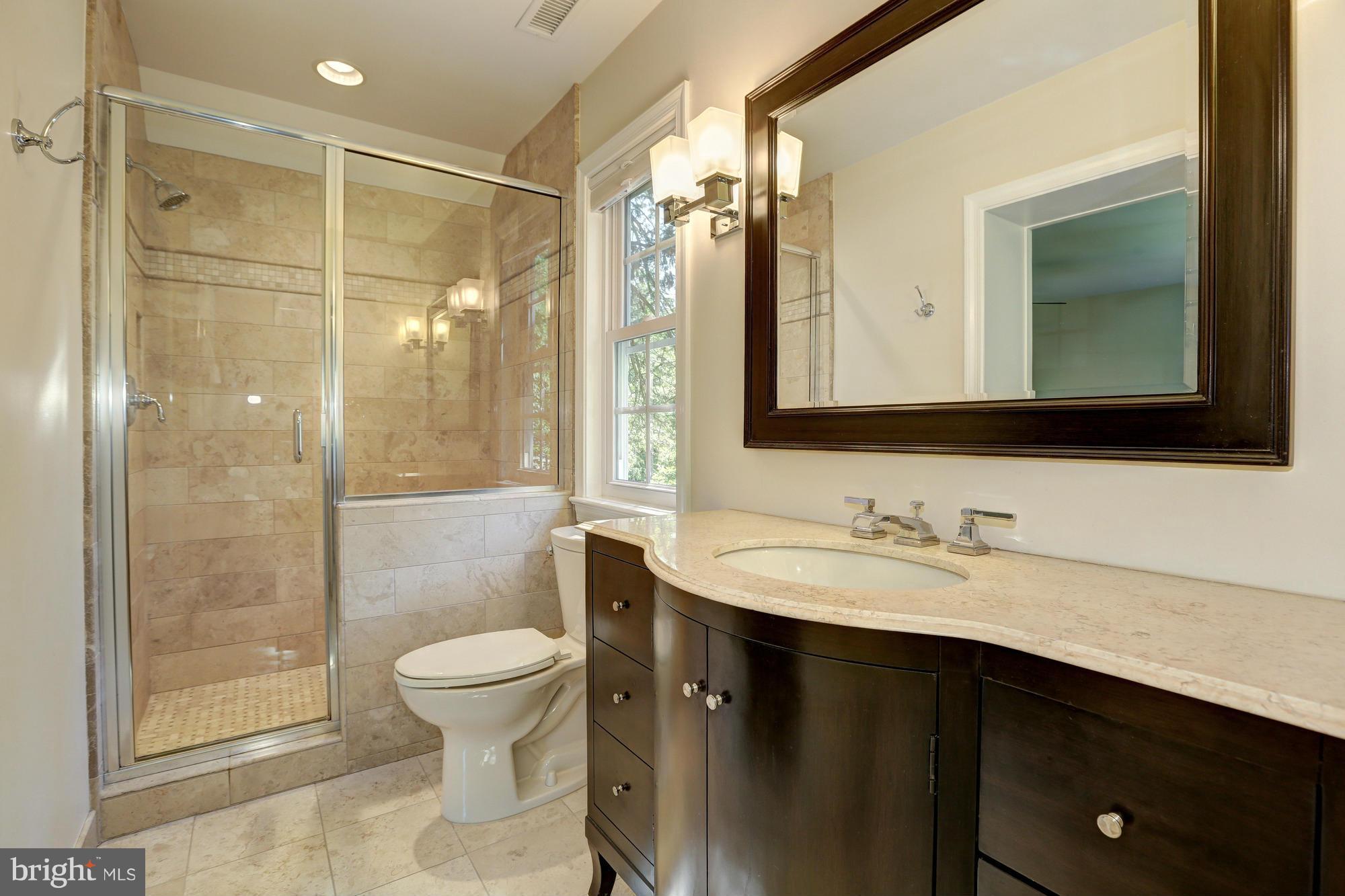 5304 Wriley Road Bethesda, MD 20816 - Photo 18 of 30 Marble En Suite Master Bath