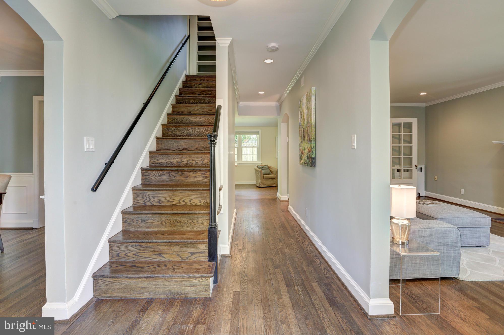 5304 Wriley Road Bethesda, MD 20816 - Photo 3 of 30 Formal Entry and Gleaming Hardwoods Greet You
