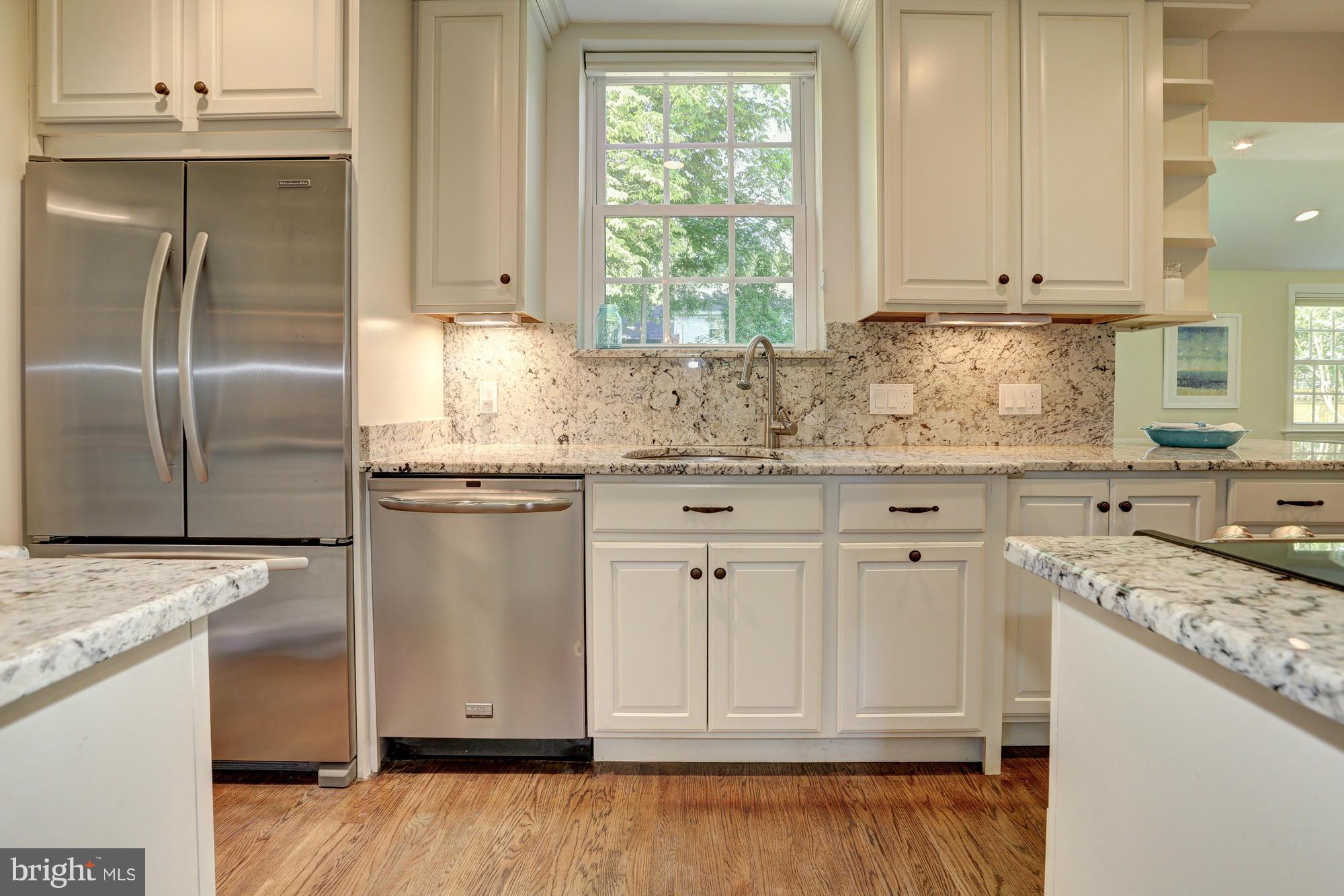 5304 Wriley Road Bethesda, MD 20816 - Photo 9 of 30 Bright Gourmet Kitchen with Granite and Stainless