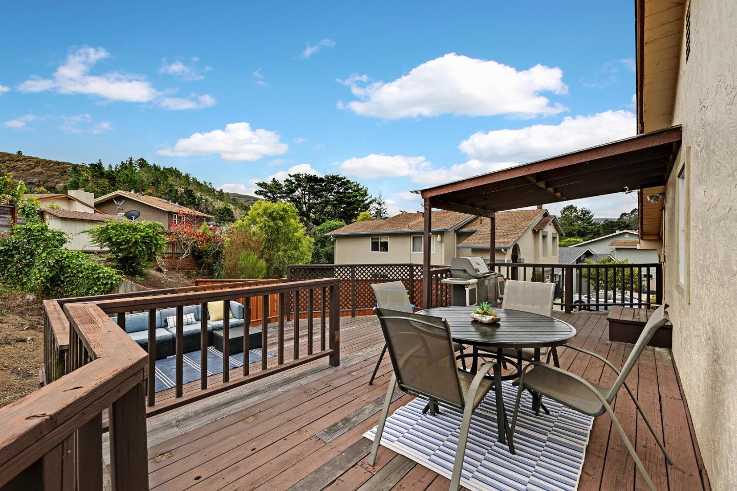19 Elk Court Pacifica, CA 94044 - Photo 31 of 45 a view of a chairs and table on the deck