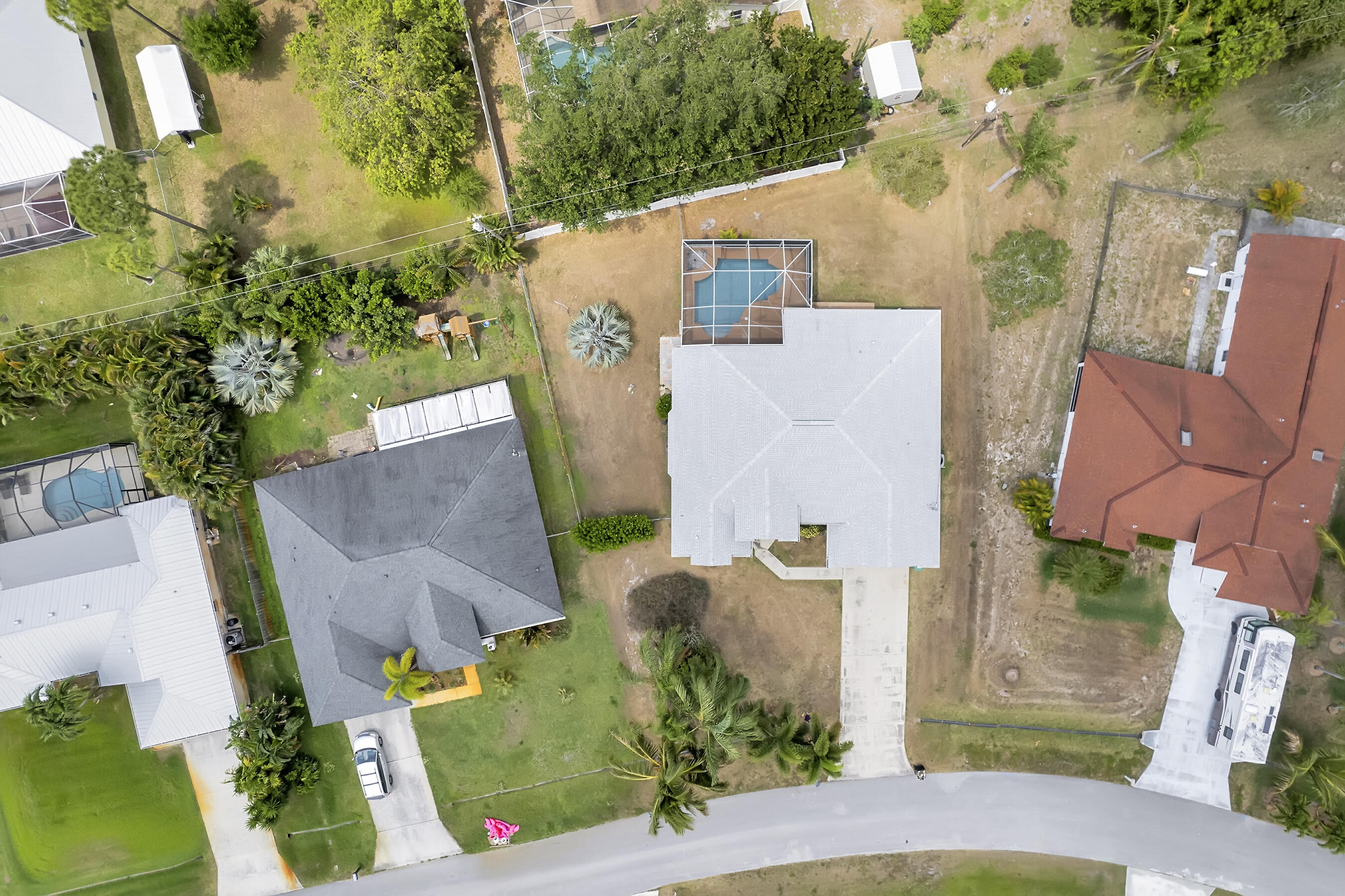 513 Southeast Cliff Road Port St. Lucie, FL 34984 - Photo 34 of 39 an aerial view of a house