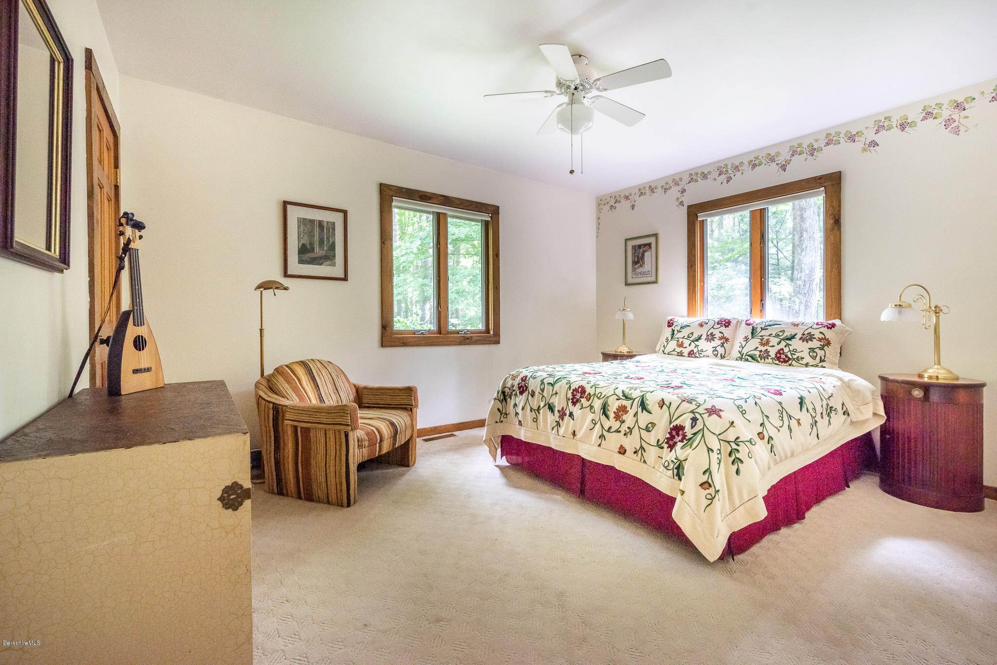 811 Salisbury Road Sheffield, MA 01257 - Photo 14 of 39 a bedroom with a bed couch and window