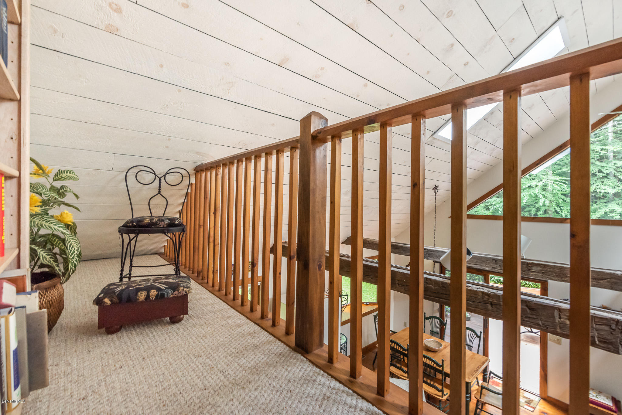 811 Salisbury Road Sheffield, MA 01257 - Photo 17 of 39 a bedroom with furniture and large window