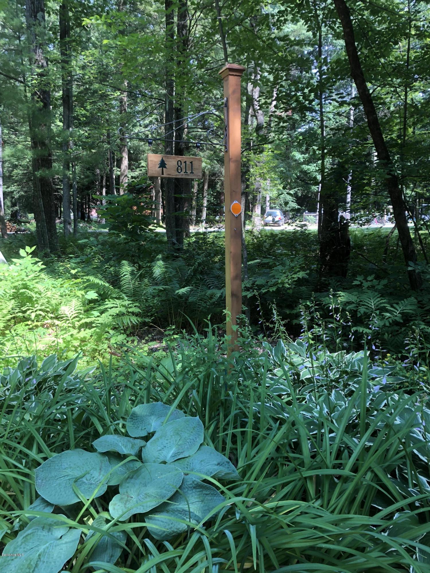 811 Salisbury Road Sheffield, MA 01257 - Photo 35 of 39 a view of a garden with a tree